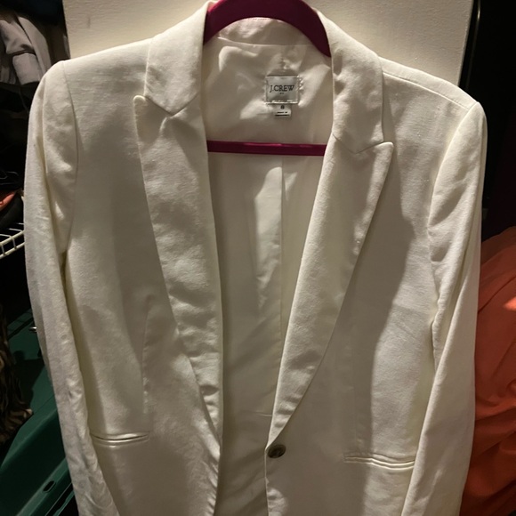 J. Crew Cream Blazer - Picture 1 of 3